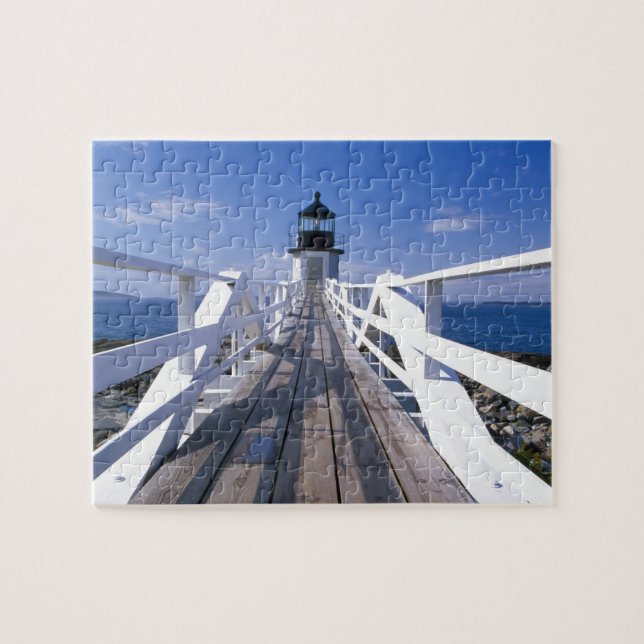 NA, USA, Maine, Port Clyde. Marshall Point 2 Pussel (Horisontell)
