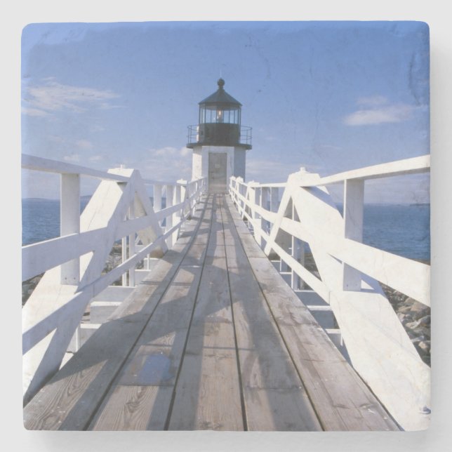 NA, USA, Maine, Port Clyde. Marshall Point 2 Stenunderlägg (Framsidan)