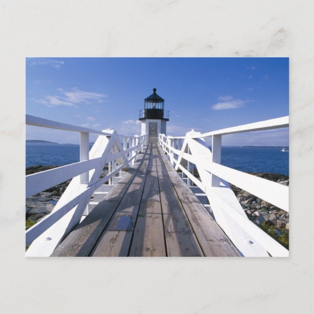 NA, USA, Maine, Port Clyde. Marshall Point 2 Vykort (Framsida)