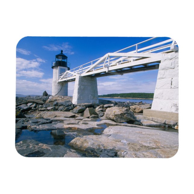 NA, USA, Maine, Port Clyde. Marshall Point Magnet (Horisontell)
