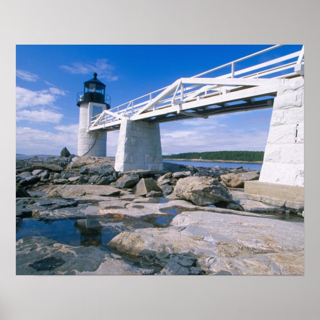 NA, USA, Maine, Port Clyde. Marshall Point Poster (Framsidan)