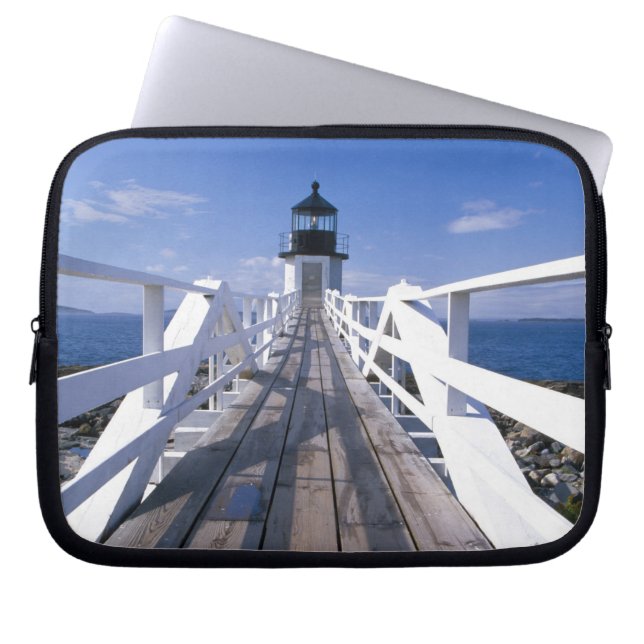 NA, USA, Maine, Port Clyde.  Marshallpunkt 2 Laptop Sleeve (Framsidan)
