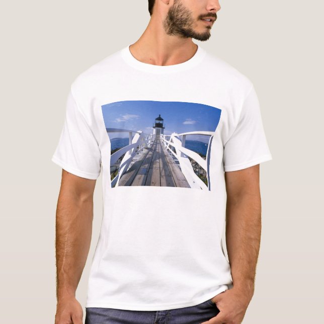 NA, USA, Maine, Port Clyde.  Marshallpunkt 2 T-shirt (Framsida)