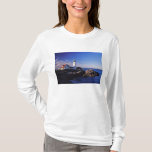 NA, USA, Maine. Portland Head fyr. T-shirt