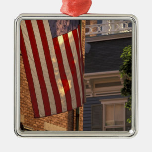 NA, USA, Massachusetts, Nantucket Island, Julgransprydnad Metall