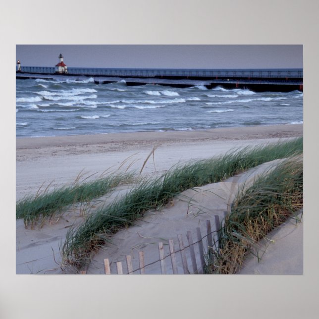 NA, USA, Michigan, Berrien County, St Joseph Poster (Framsidan)