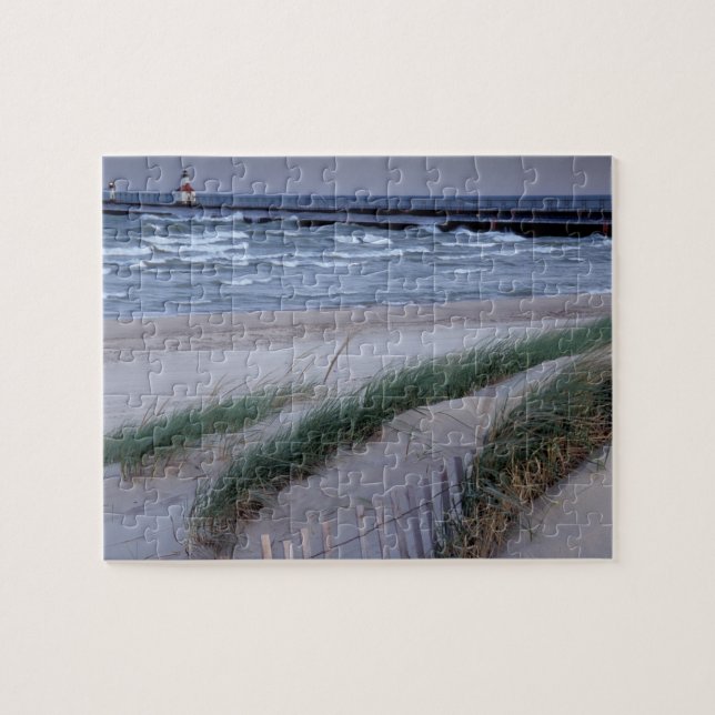 NA, USA, Michigan, Berrien County, St Joseph Pussel (Horisontell)