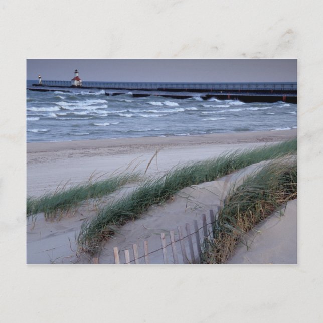 NA, USA, Michigan, Berrien County, St Joseph Vykort (Framsida)