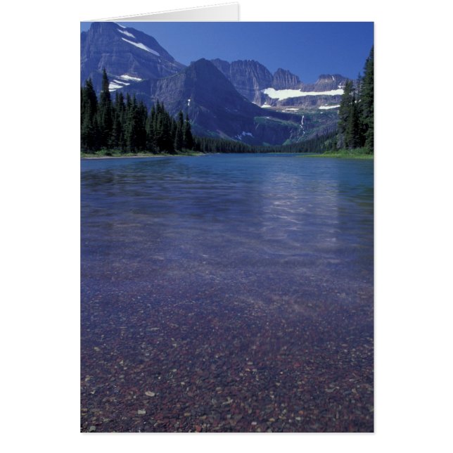 NA, USA, Montana, Glacier National PArk. Hälsningskort (Framsidan)