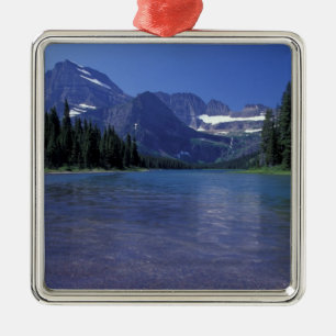 NA, USA, Montana, Glacier National Park. Julgransprydnad Metall