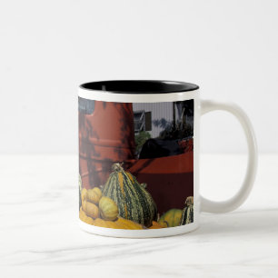 NA, USA, New Mexico, Taos. Chile stånd. Två-Tonad Mugg