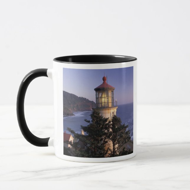 NA, USA, Oregon, Heceta Head fyr, Mugg (Vänster)