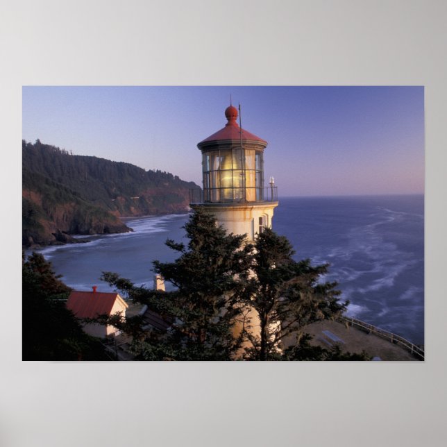 NA, USA, Oregon, Heceta Head Lighthouse Poster (Framsidan)