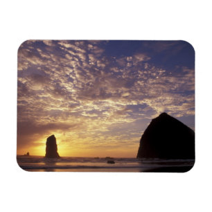 NA, USA, Oregon, Oregonkusten, Canon Beach med Magnet