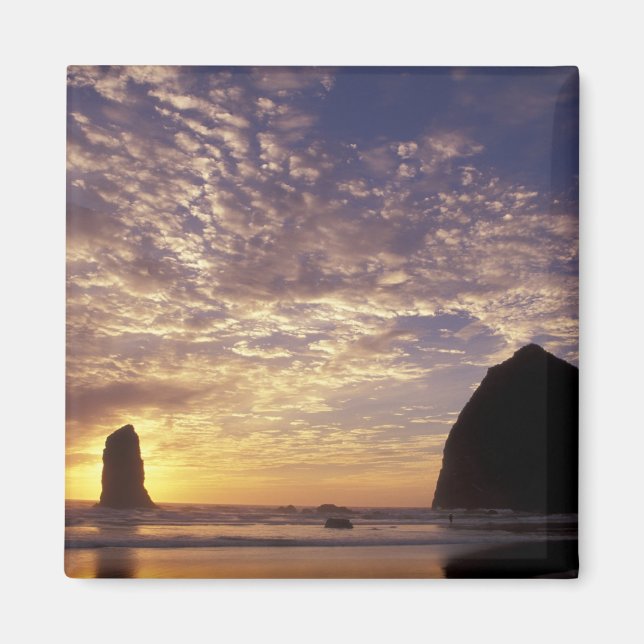 NA, USA, Oregon, Oregonkusten, Canon Beach med Magnet (Framsidan)