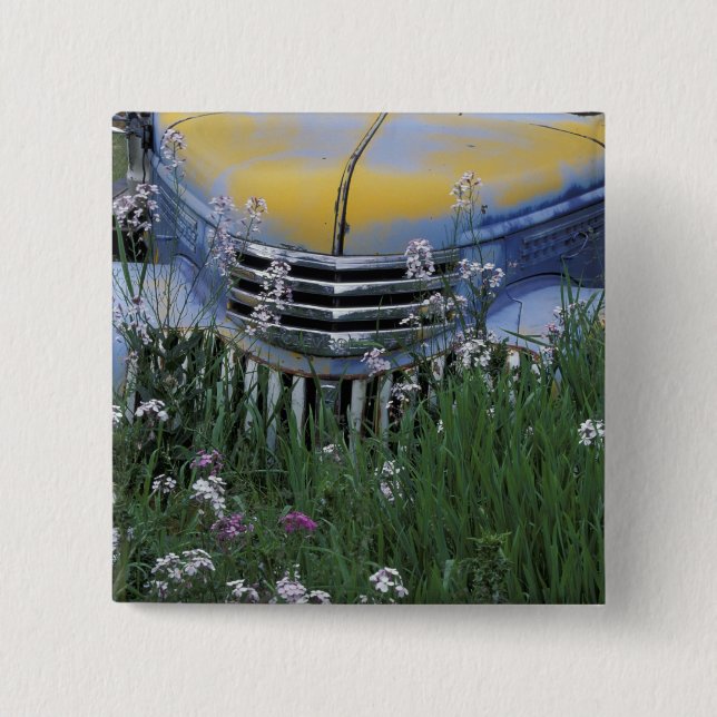 NA USA, östliga Washington, gammal lastbil med Knapp (Framsida)