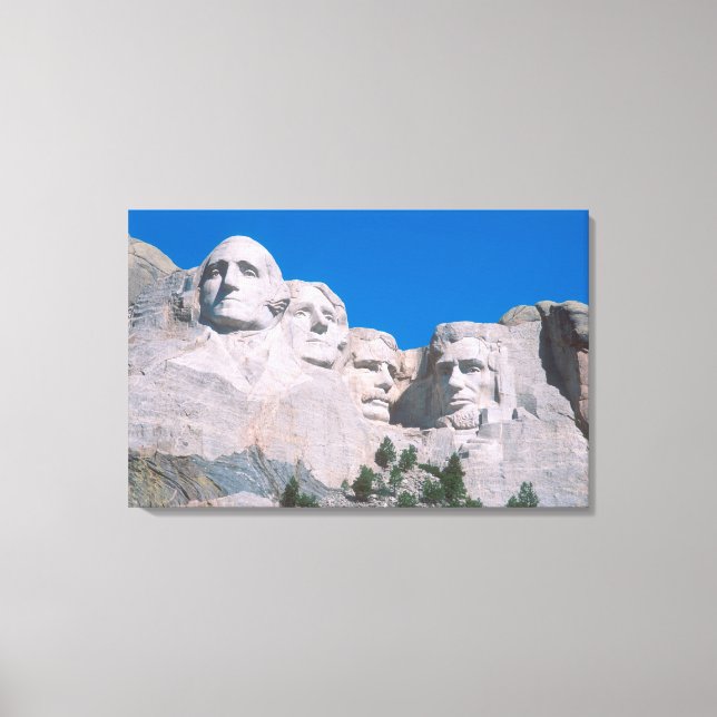 NA, USA, SD, Mount Rushmore. Canvastryck (Framsida)