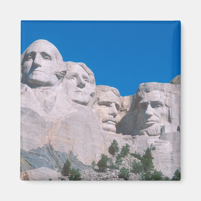 NA, USA, SD, Mount Rushmore. Magnet (Framsidan)