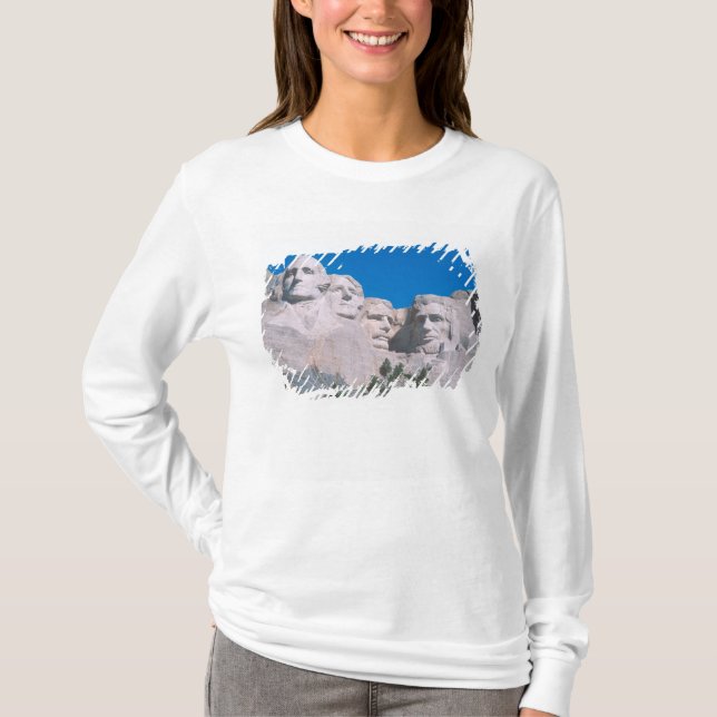 NA, USA, SD, Mount Rushmore. Tee (Framsida)