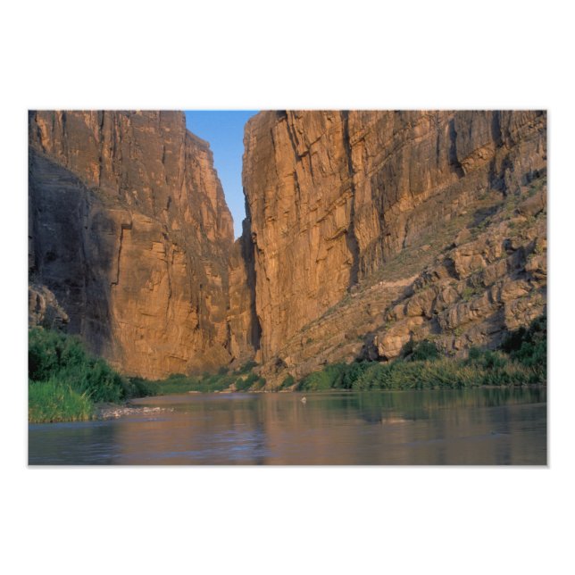 NA, USA, Texas, Big Bend National Park. Rio Fototryck (Framsidan)