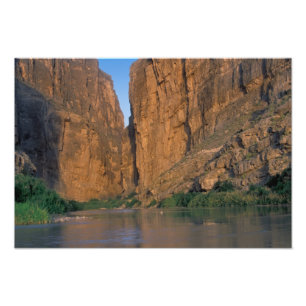 NA, USA, Texas, Big Bend National Park. Rio Grande Fototryck