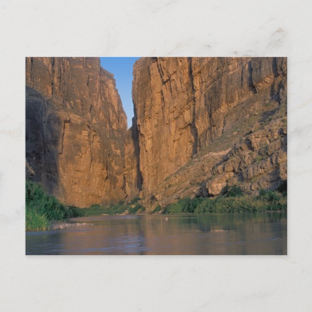 NA, USA, Texas, Big Bend National Park. Rio Vykort (Framsida)