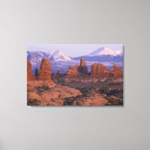 NA, USA, Utah, Arches National Park. Eden Trädgård Canvastryck