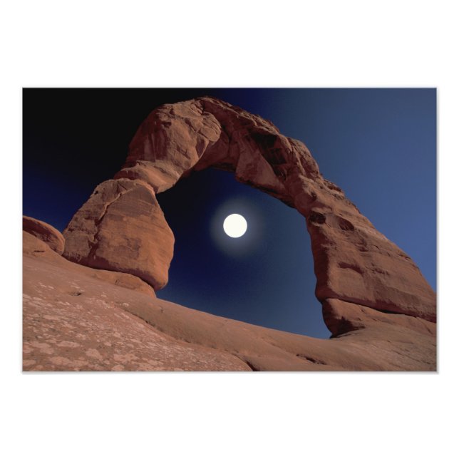 NA, USA, Utah, Arches National Park. Ömtålig Fototryck (Framsidan)