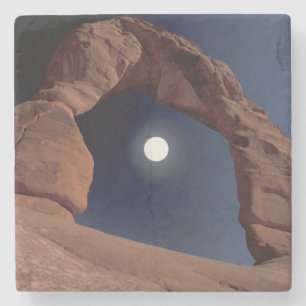 NA, USA, Utah, Arches National Park. Ömtålig Stenunderlägg
