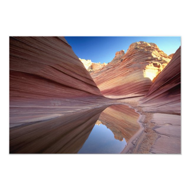NA, USA, Utah, Vermillion Cliffs. Coyote Butte 2 Fototryck (Framsidan)