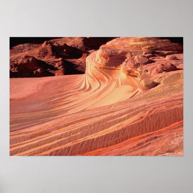 NA, USA, Utah, Vermillion Cliffs. Coyote Butte Poster (Framsidan)