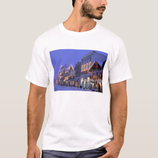NA, USA, Washington, Leavenworth. Huvudgatan T-shirt