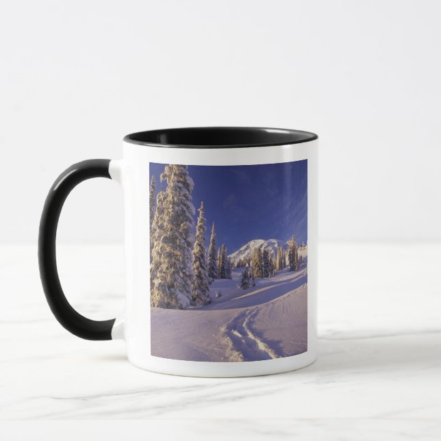 NA, USA, Washington, Mt. Rainier NP, Snöskor Mugg (Vänster)