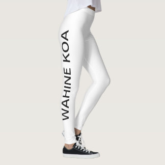 Na Wahine Koa Leggings (Svartvit)