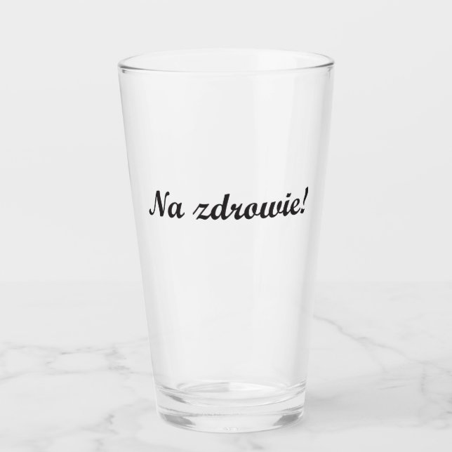 Na zdrowie! Glas - Cheers på polska (Framsida)