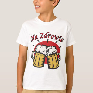 Na Zdrowie-popup med öl Mugg T-shirt