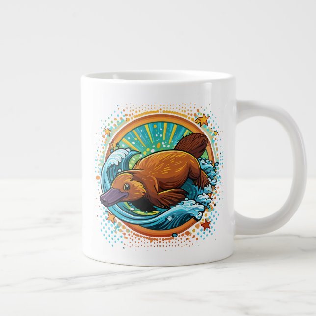 Näbbdjur Jumbo Mugg (Höger)