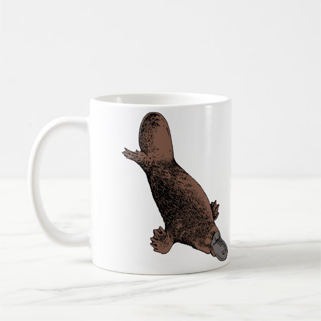 Näbbdjur Kaffemugg (Vänster)