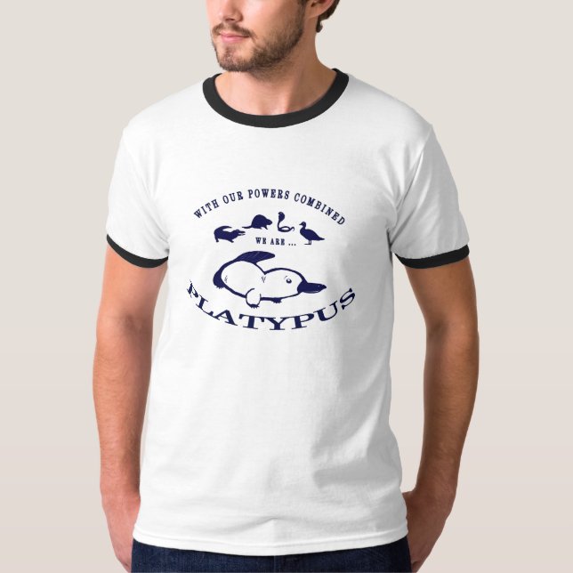 Näbbdjur T-shirt (Framsida)