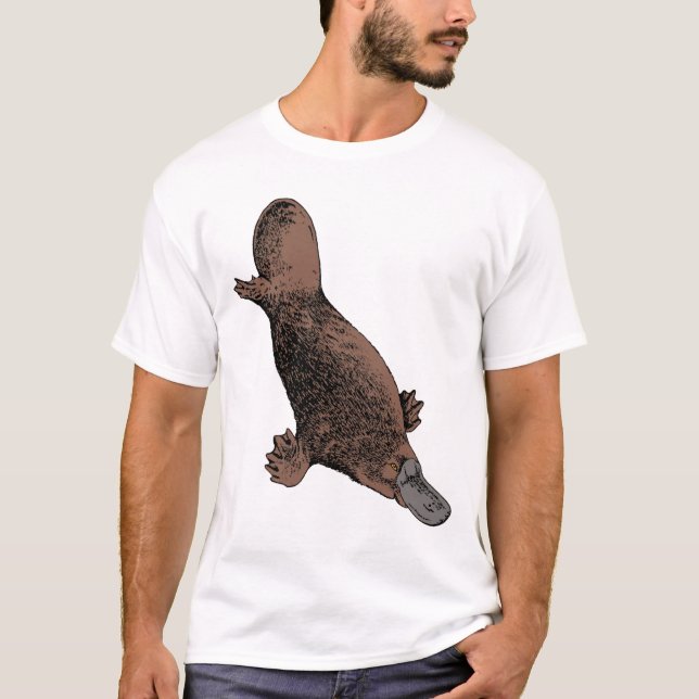 Näbbdjur T-shirt (Framsida)