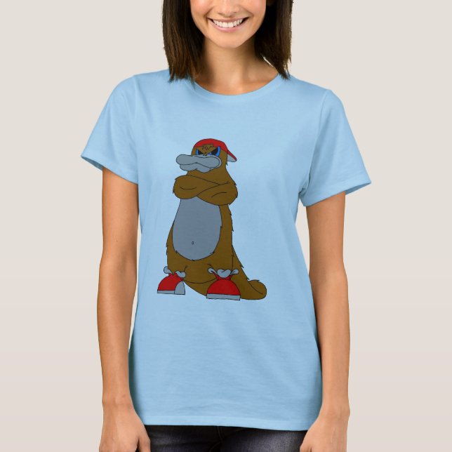 Näbbdjur Tee Shirt (Framsida)