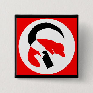 Näbbdjurrevolutionären knäppas - skräddarsy knapp