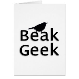 NäbbGeek-- Gärdsmyg Hälsningskort