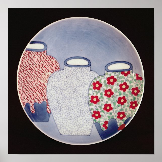 Nabeshima Dish, Edo Period Poster (Framsidan)