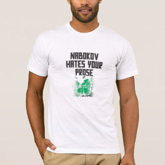 NABOKOV HATAR DIN PROSA (svartbrev) T Shirt