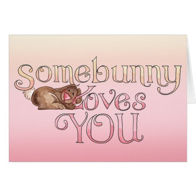 Nåbunny Hälsningskort (Framsidan Horizontal)