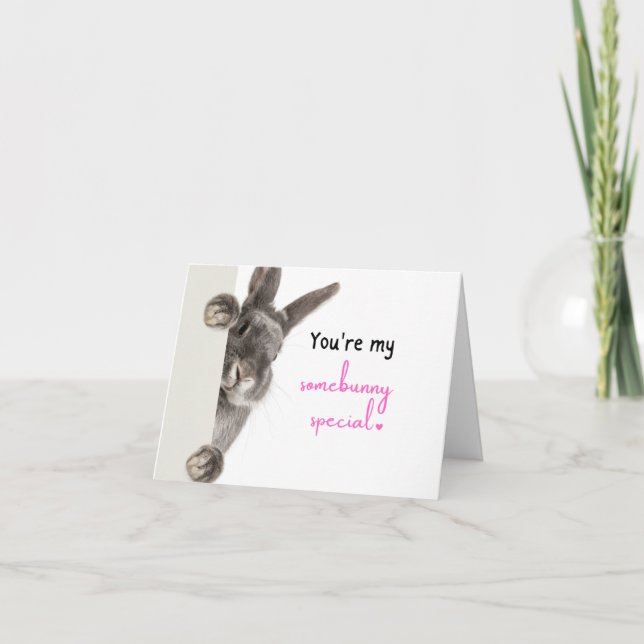 Nåbunny Speciell Tack Kort (Framsida)