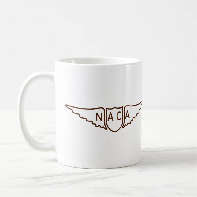 NACA-medborgarerådgivande kommitté för Aeronautics Kaffemugg (Vänster)