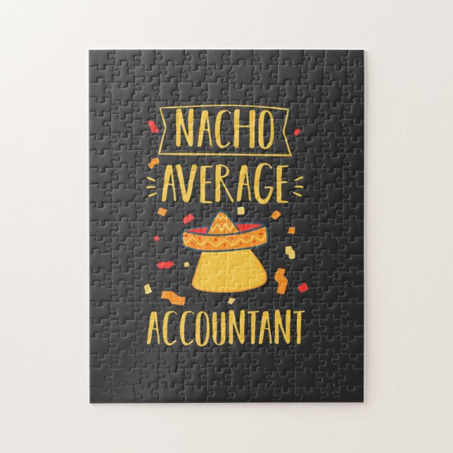 Nacho Average Accountant Pussel (Vertikal)