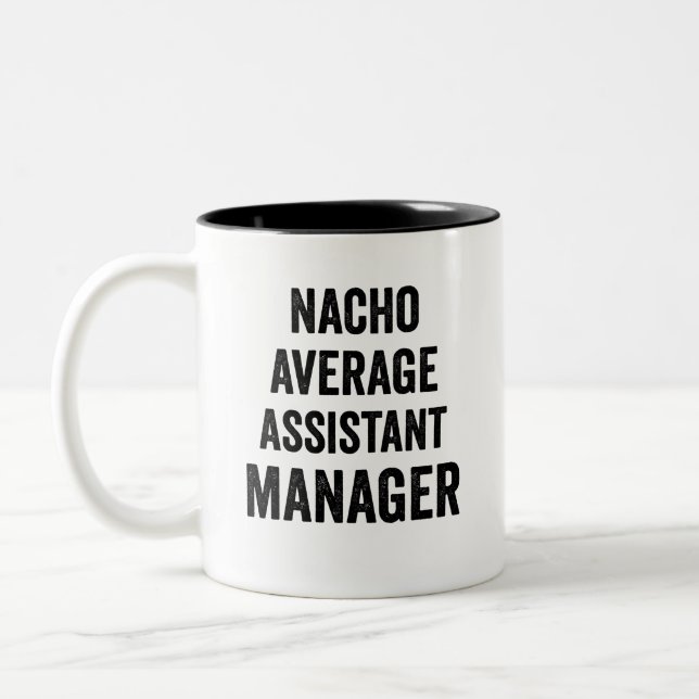 Nacho Average Assistant Manager Två-Tonad Mugg (Vänster)